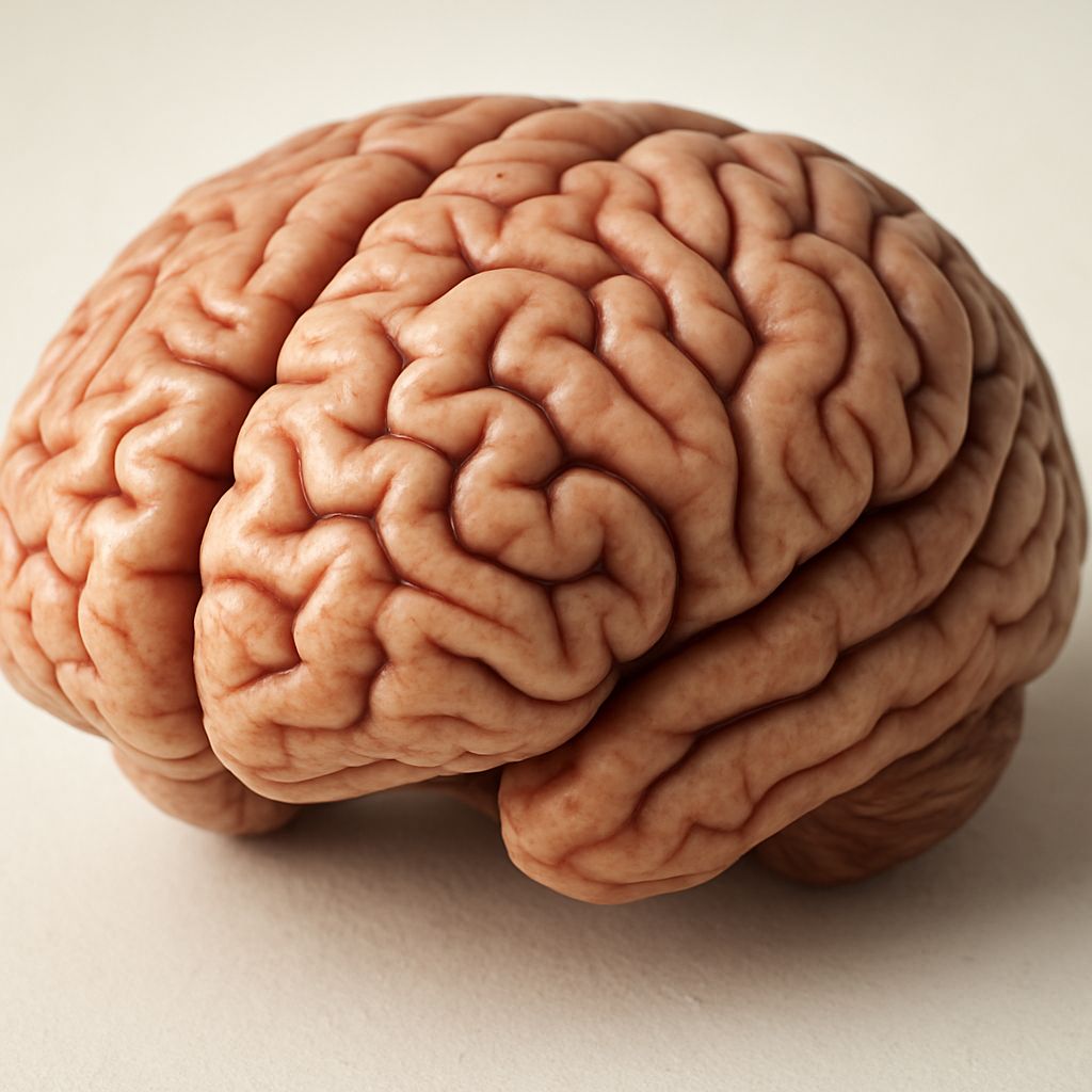 Imagen de un cerebro realista