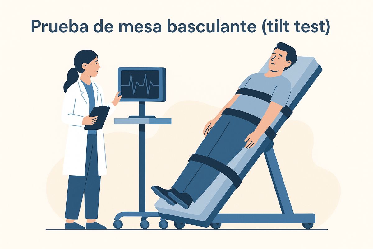 La prueba de mesa basculante (Tilt Test) y su relevancia en el diagnóstico SFC/EM