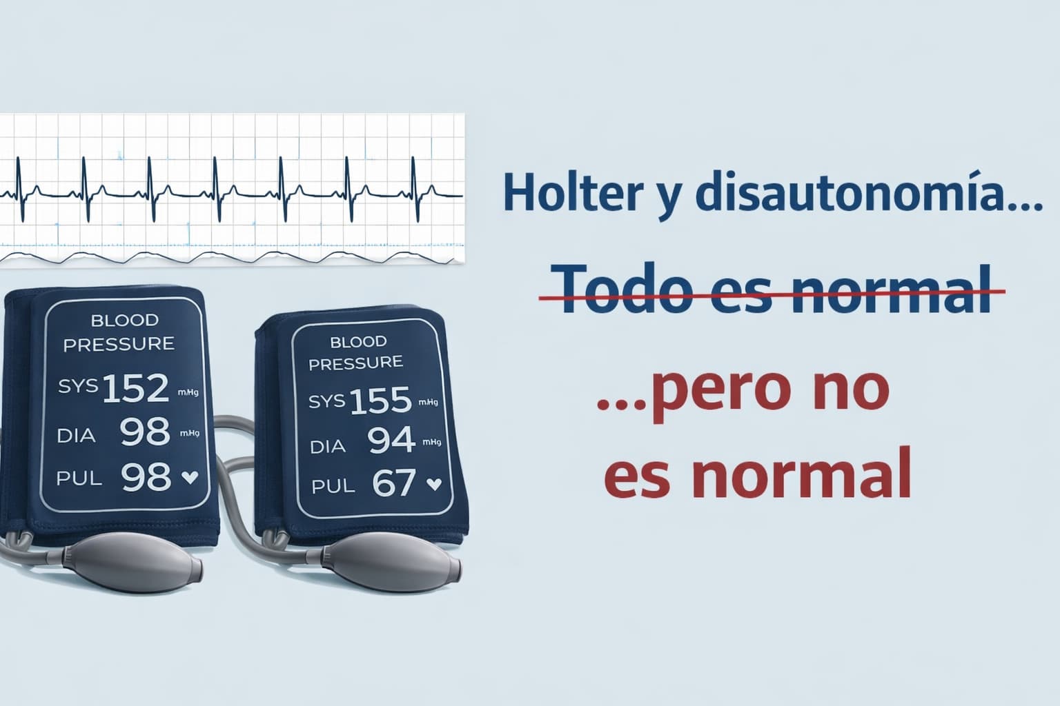 Cómo interpretar un Holter para el diagnóstico de disautonomía