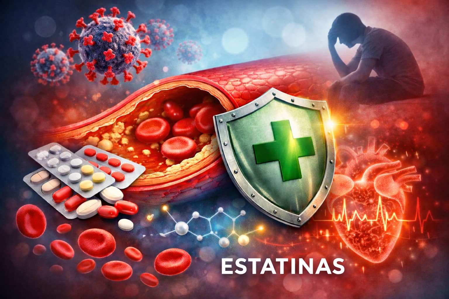 Estatinas como protectoras del endotelio y cómo encajan en covid Persistente y EM/SFC
