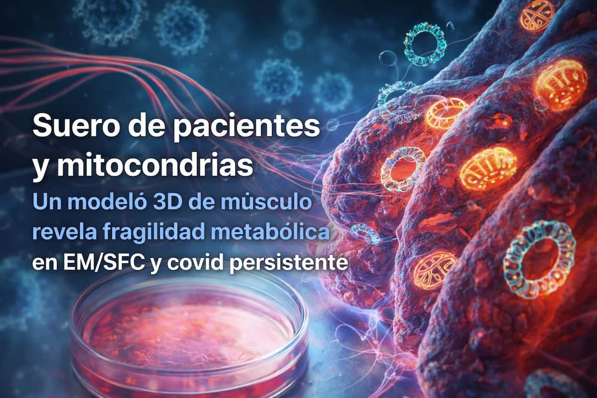 un modelo revela la fragilidad metabólica en EM/SFC y covid persistente