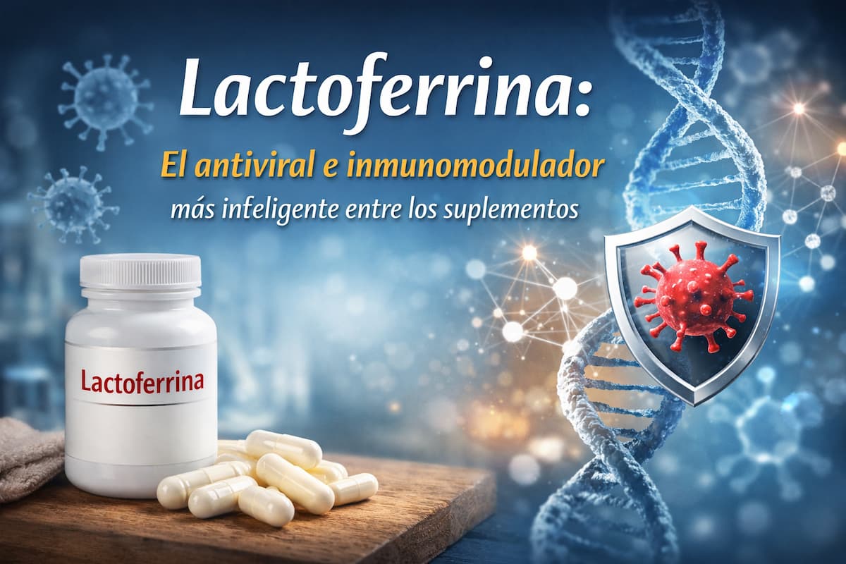 Lactoferrina: el antiviral e inmunomodulador más inteligente entre los suplementos