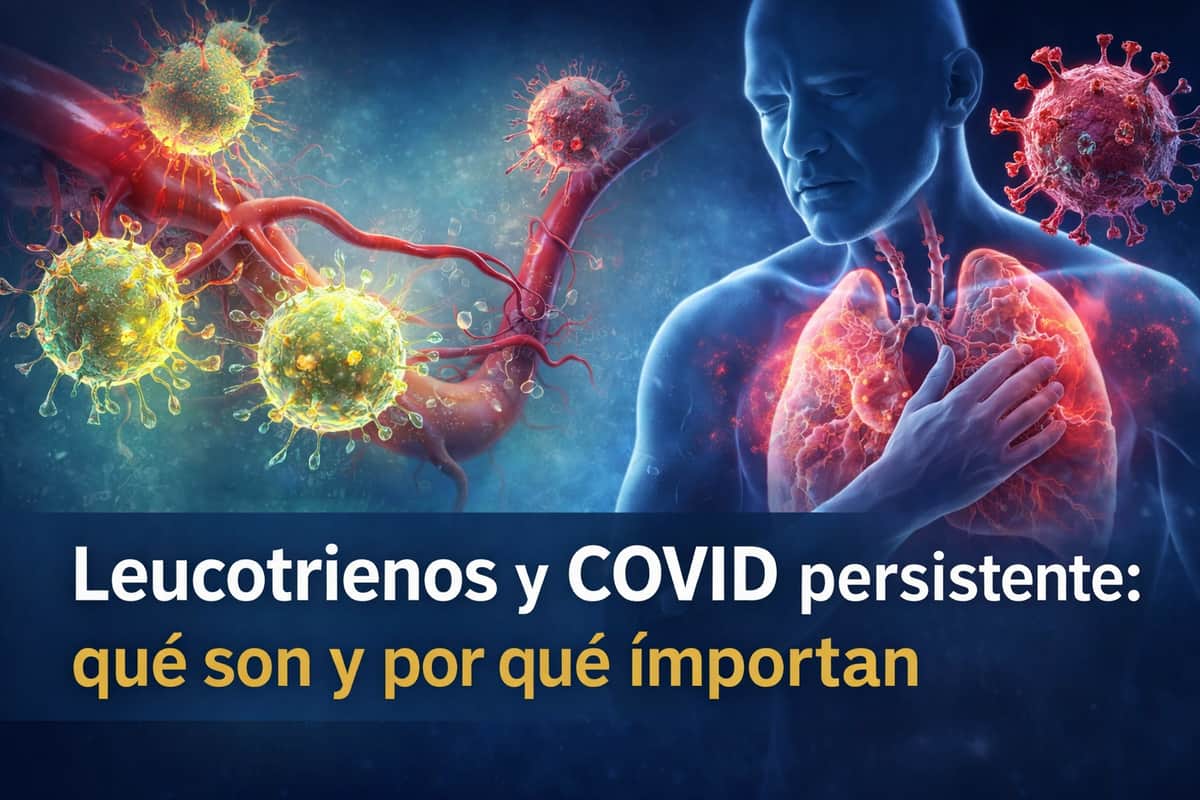 Leucotrienos y COVID persistente: qué son y por qué importan