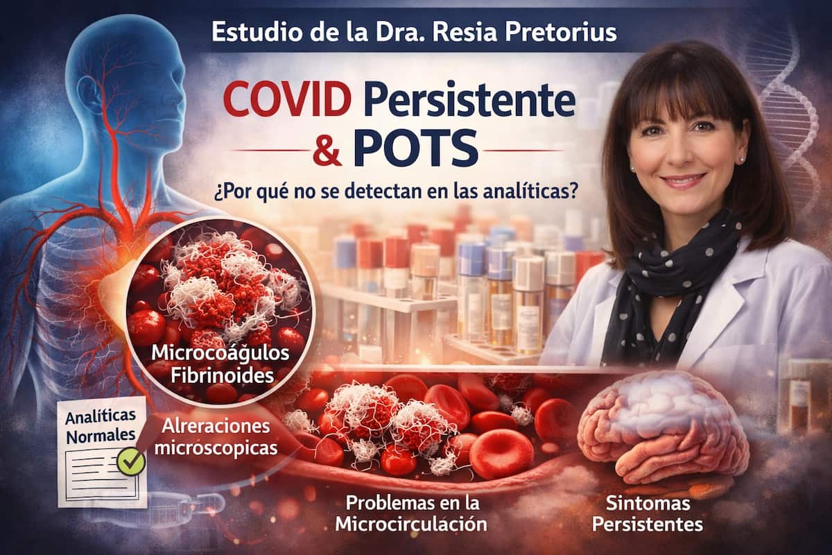 Un nuevo estudio de la Dra. Pretorius sugiere por qué el COVID persistente y el POTS no se detectan en las analíticas