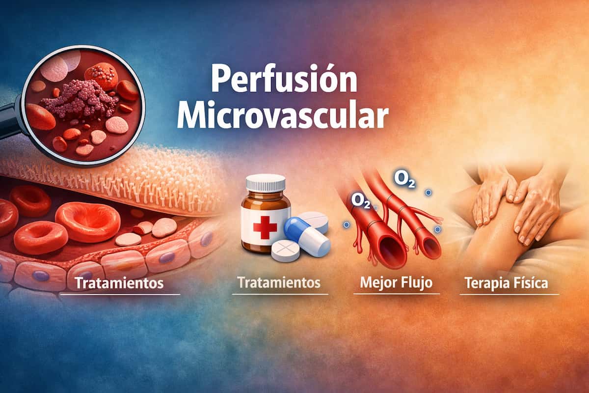 Mejores tratamientos para mejorar la perfusión microvascular