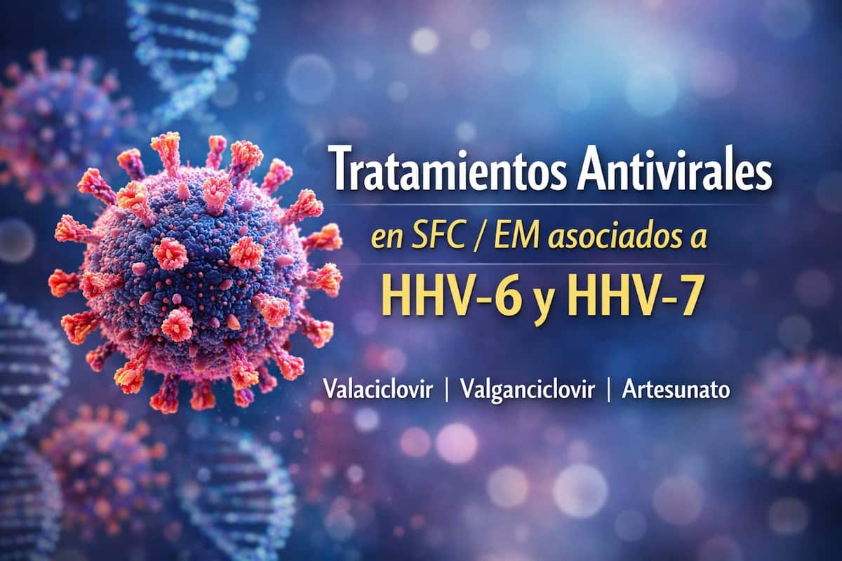 Artesunato vs. valganciclovir y valaciclovir en HHV-6/HHV-7 asociados a EM/SFC