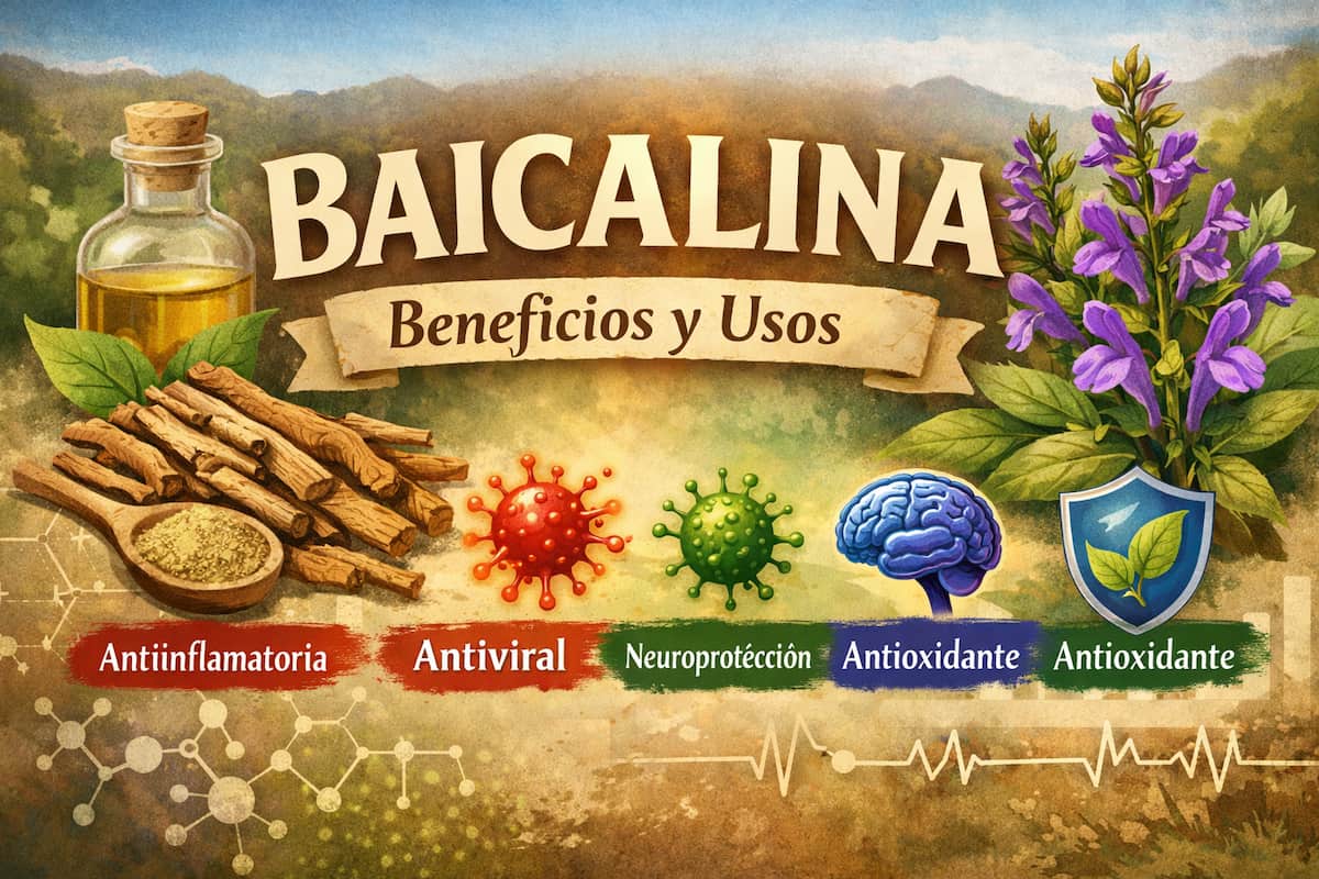 Baicalina: qué es, para qué sirve