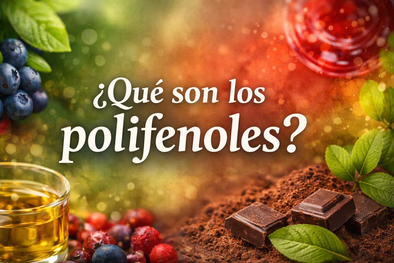 Qué son los polifenoles: beneficios y suplementos