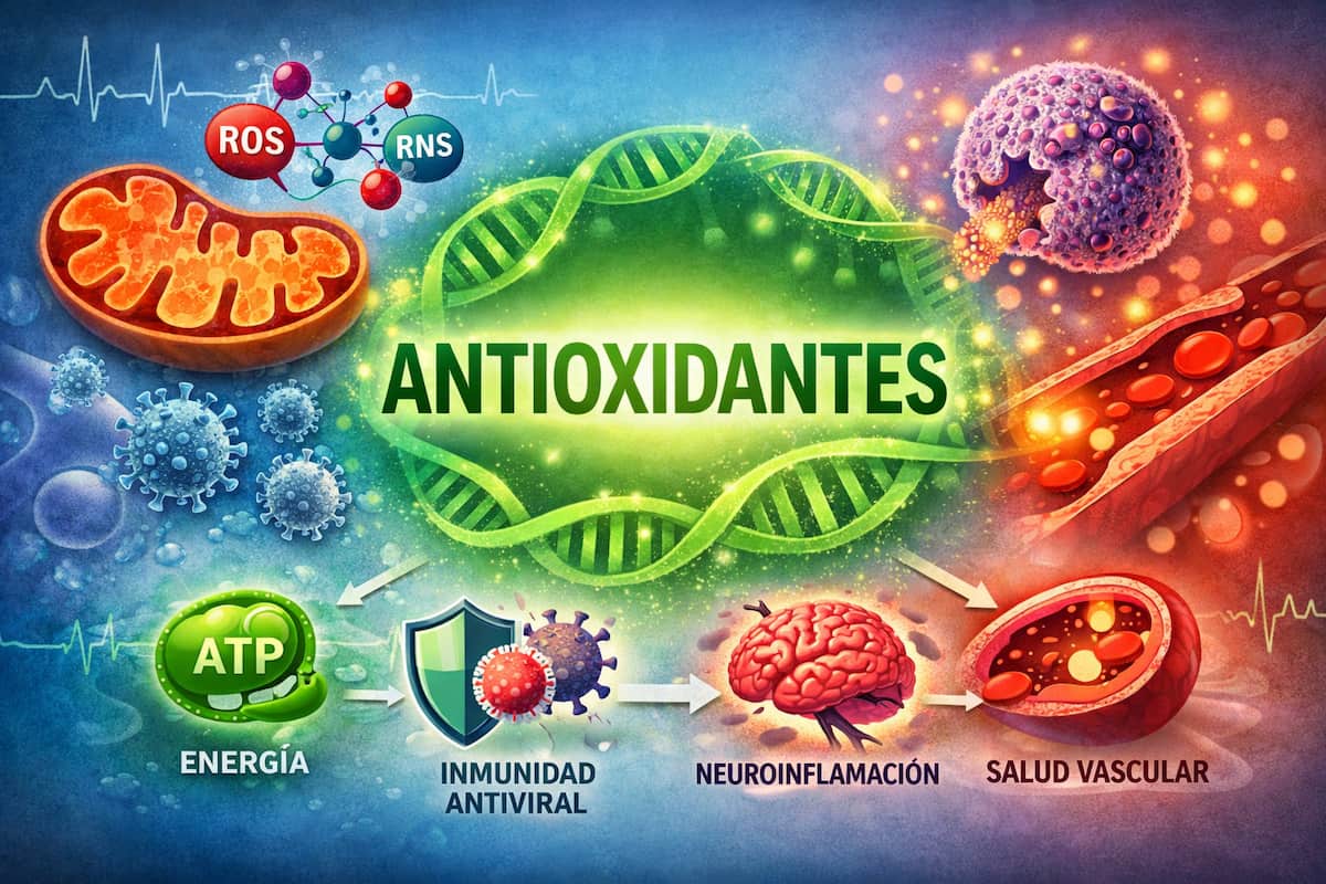 Mejores suplementos antioxidantes en COVID persistente y EM/SFC