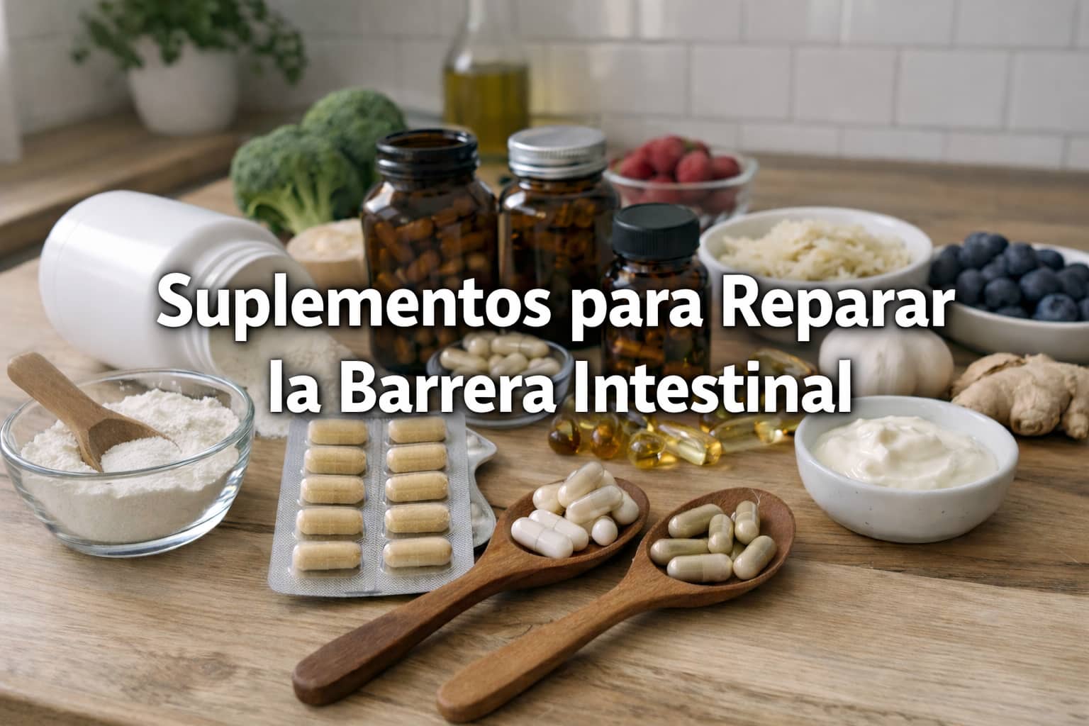 Los mejores suplementos para reparar la barrera intestinal