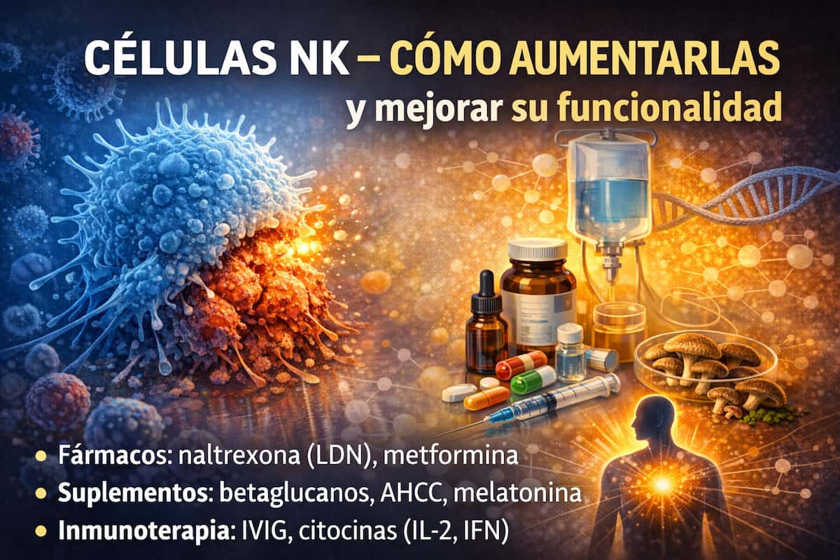 Cómo aumentar las células Natural Killer y su funcionalidad