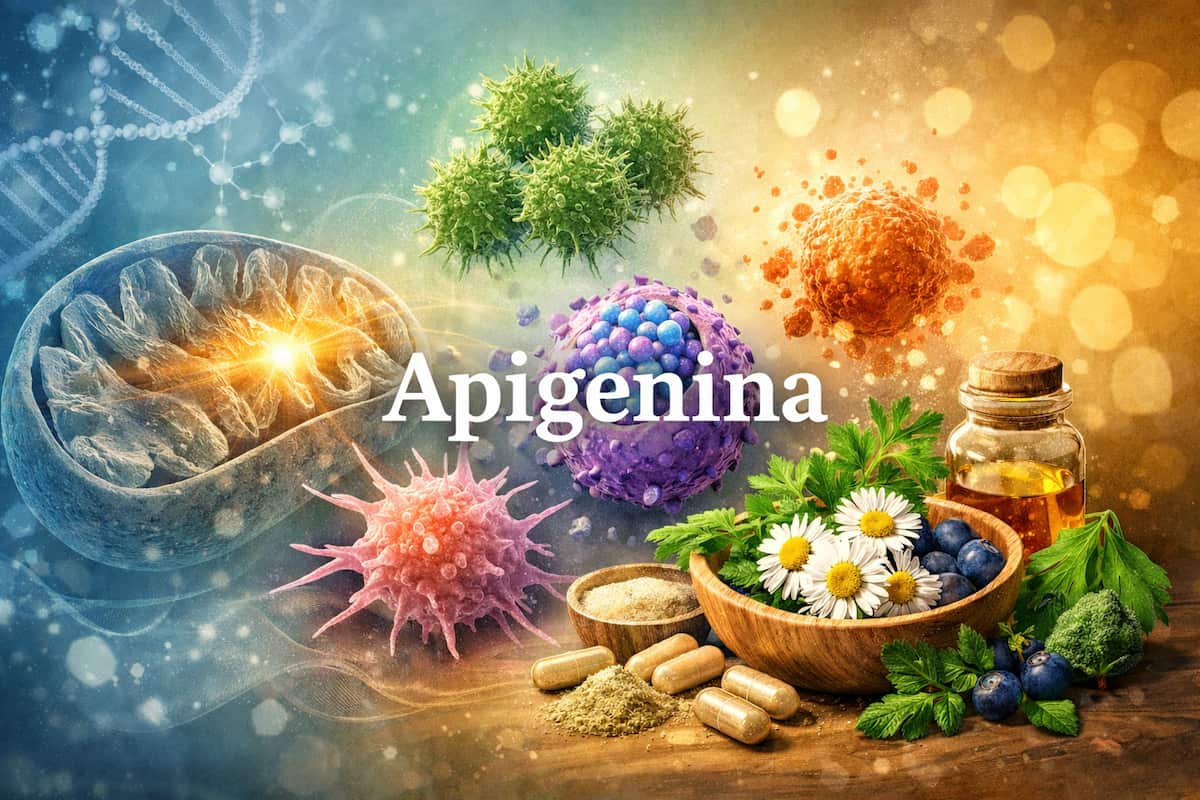 Apigenina: un antioxidante que apoya el metabolismo energético