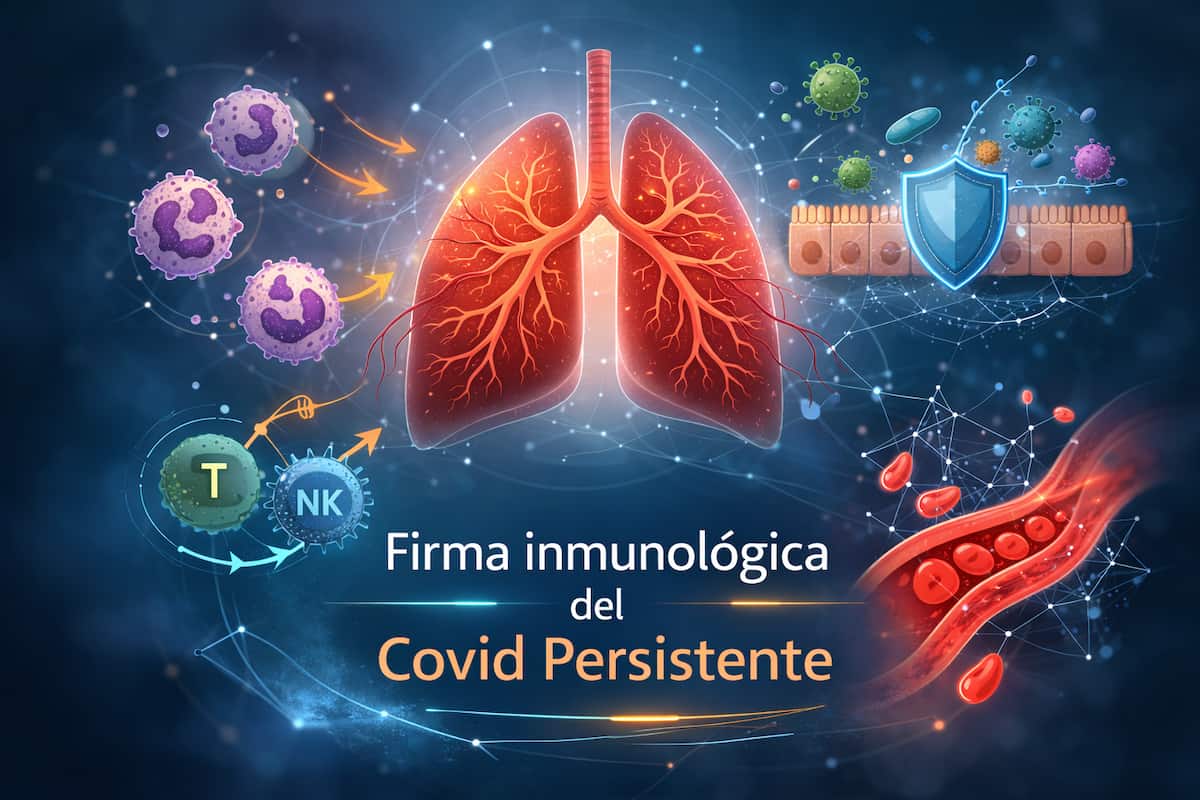 Una firma inmunológica distingue la recuperación tras COVID del Covid Persistente