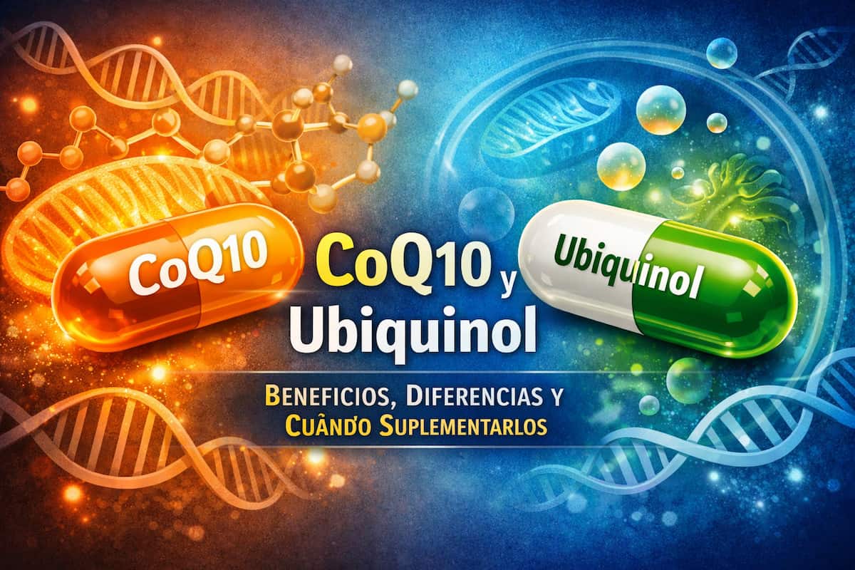 Coenzima Q10 y ubiquinol: qué son y en qué se diferencian