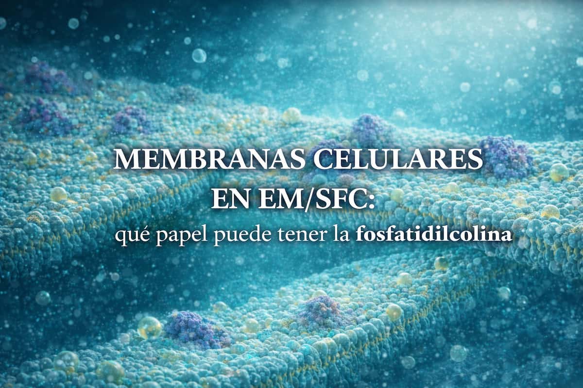 Daño y remodelado de membranas celulares en EM/SFC: qué papel puede tener la fosfatidilcolina